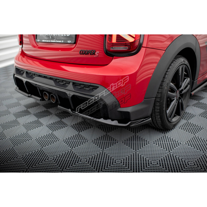 Mini One Rear Splitter Rear Side Splitters Mini Cooper S John Cooper Works F56 Facelift ...