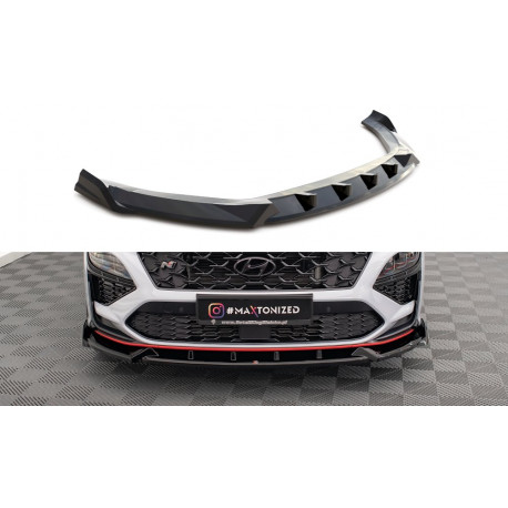 Body kit and visual accessories Front Splitter V.1 Hyundai Kona N Mk1 | races-shop.com