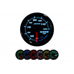 Racing gauge ADDCO, water temperature, 7 colors