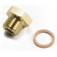 Adapters for mounting sensors Gauge sensor threaded adapter 1/8 NPT with washer | races-shop.com