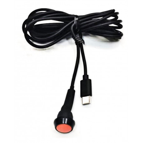 Adapters and accessories ZeroNoise Single PTT button with USB-C connector, length 2m | races-shop.com