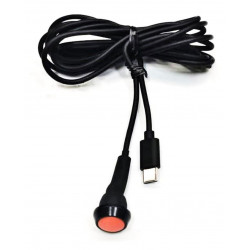 ZeroNoise Double PTT button with USB-C connector (for driver and passenger), length 2m