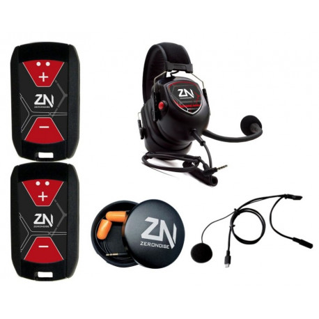 Headsets ZERONOISE communication kit Amplifier-Kart Pro (Bluetooth, smartphone headset with USB-C) | races-shop.com