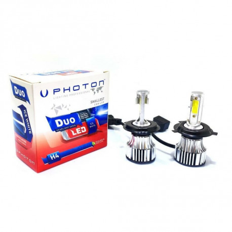 Bulbs and xenon lights PHOTON DUO SERIES H4 headlight LED lamps 12-24V / P43t 6000Lm (2pcs) | races-shop.com