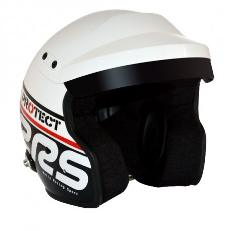 Open face helmets FIA open-face race helmet RRS Protect JET (HANS), black | races-shop.com