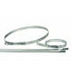 Insulation wraps Stainless steel tie straps Thermotec, 6pcs, length 460mm | races-shop.com