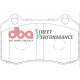 Brake discs DBA REAR PADS DBA Street Performance DB1936SP | races-shop.com