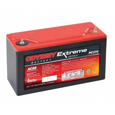 Batteries, boxes, holders Extreme Series Batteries Odyssey Racing 15 PC370, 15Ah, 425A | races-shop.com