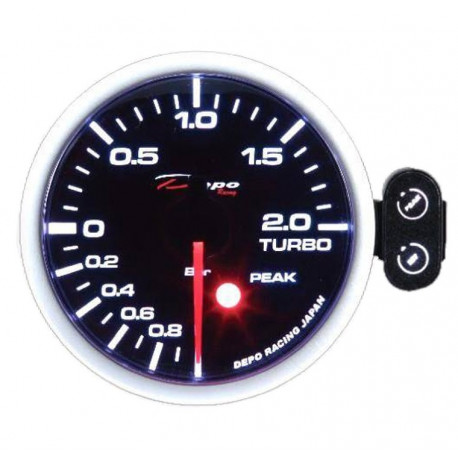 Gauges DEPO PK series 52mm Programmable DEPO racing gauge Boost -1 to 2BAR | races-shop.com