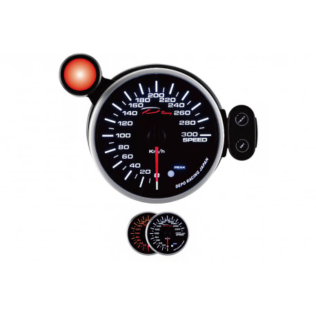 Gauges 80mm and larger Programmable Speedometer DEPO 115mm | races-shop.com