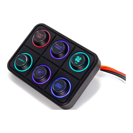 Standalone ecu, display and accessories Ecumaster 6 position CAN KEYBOARD | races-shop.com
