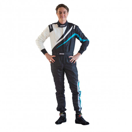 Suits FIA racing suit RRS EVO Dynamic, black/blue | races-shop.com