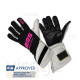 Gloves Race gloves RRS Virage 2 FIA (outside stitching) pink | races-shop.com