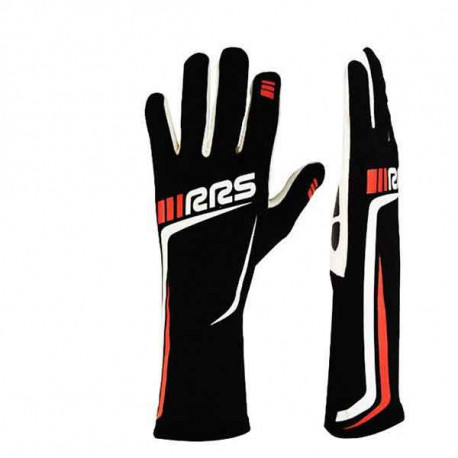Gloves FIA race gloves RRS GRIP 2 (internal stitching), black/red | races-shop.com
