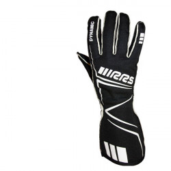 FIA race gloves RRS DYNAMIC 2 (external stitching), black
