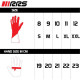 Gloves Race gloves DYNAMIC 2 with FIA (inside stitching) red | races-shop.com