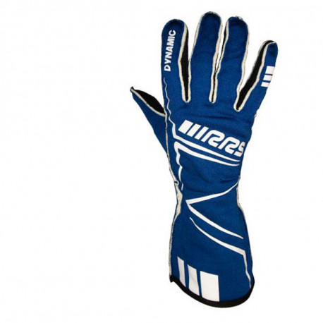 Gloves Race gloves DYNAMIC 2 with FIA (inside stitching) blue | races-shop.com