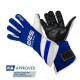 Gloves Race gloves RRS Virage 2 FIA (outside stitching) blue | races-shop.com