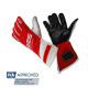 Gloves Race gloves RRS Virage 2 FIA (outside stitching) red | races-shop.com