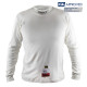 Underwear FIA fireproof long sleeve top RRS ONE, white | races-shop.com