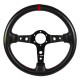steering wheels RRS Carbon 3 black/red dished 90 spokes 350mm 32/28mm | races-shop.com