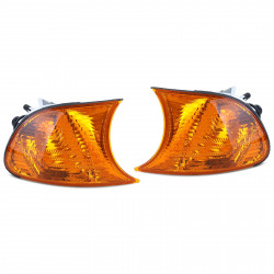 Turn signal orange pair fits BMW 3 Series Coupe Convertible E46 99-01