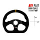 steering wheels RRS TRACK steering wheel - Flat 290x330mm - Black suede | races-shop.com