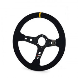 Steering wheel RRS Carbon, 350mm, suede, flat