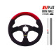 steering wheels Steering wheel RRS Off road,380mm, Faux leather, flat | races-shop.com