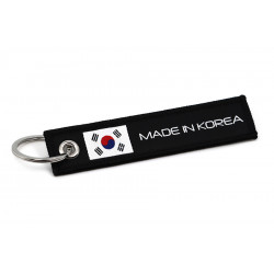 Jet tag keychain "Made in Korea"