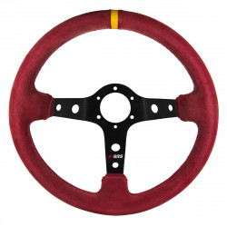 Steering wheel RRS Off road,380mm, Faux leather, flat