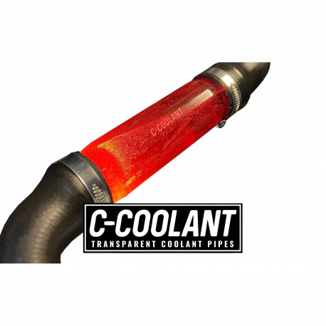 Transparent coolant pipes C-COOLANT - Transparent Coolant Pipes, short (40mm) | races-shop.com