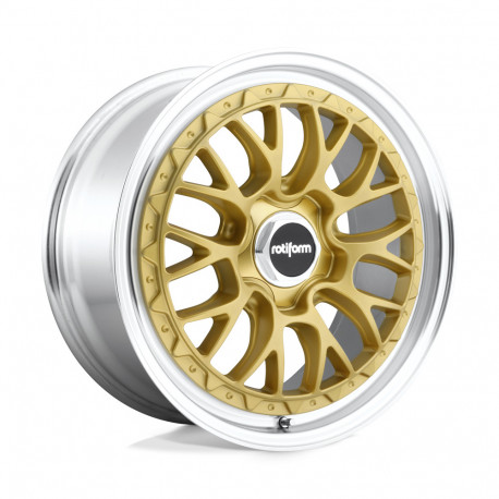 Rotiform aluminum wheels Rotiform R156 LSR wheel 18x8.5 5x112 66.56 ET45, Matte gold | races-shop.com