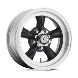 American Racing Vintage VN105 TORQ THRUST D wheel 15x8.5 5x120.65 83.06 ET-25, Satin black