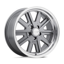 American Racing Vintage VN527 427 MONO CAST wheel 17x8 5x114.3 76.5 ET0, Mag gray