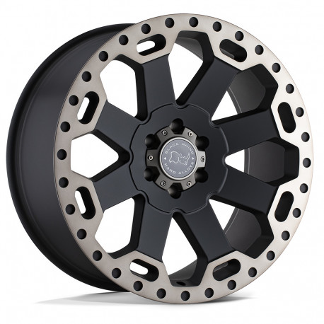 Black Rhino aluminum wheels Black Rhino WARLORD wheel 17x9 6x139.7 112.1 ET12, Matte black | races-shop.com