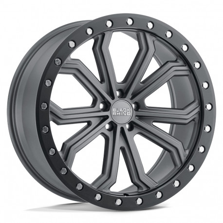 Black Rhino aluminum wheels Black Rhino TRABUCO wheel 20x10 5x120 76.1 ET30, Matte gunmetal | races-shop.com