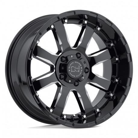 Black Rhino aluminum wheels Black Rhino SIERRA wheel 20x9 6x120 67.06 ET12, Gloss black | races-shop.com