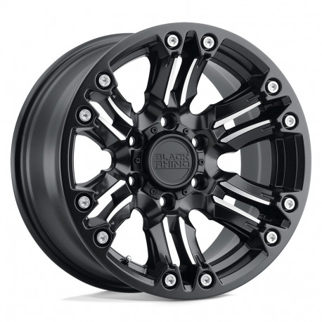 Black Rhino aluminum wheels Black Rhino ASAGAI wheel 20x9.5 6x139.7 112.1 ET-18, Matte black | races-shop.com