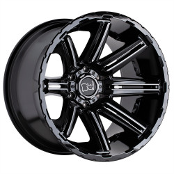 Black Rhino RAMPAGE wheel 20x9.5 6x139.7 112.1 ET12, Gloss black