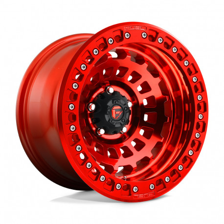 Fuel aluminum wheels Fuel D100 ZEPHYR BEADLOCK wheel 17x9 5x127 71.5 ET-38, Candy red | races-shop.com