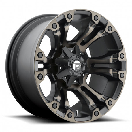 Fuel aluminum wheels Fuel D569 VAPOR wheel 17x10 5x114.3/5x127 78.1 ET-18, Matte black | races-shop.com