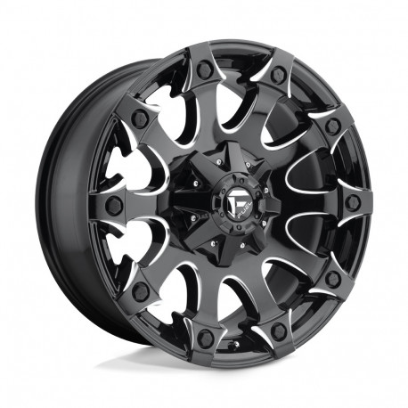 Fuel aluminum wheels Fuel D578 BATTLE AXE wheel 20x10 8x165.1 125.1 ET-18, Gloss black | races-shop.com
