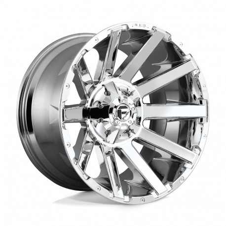 Fuel aluminum wheels Fuel D614 CONTRA wheel 22x12 8x165.1 125.1 ET-44, Chrome | races-shop.com