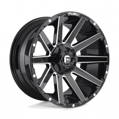 Fuel aluminum wheels Fuel D615 CONTRA wheel 20x10 8x170 125.1 ET-18, Gloss black | races-shop.com