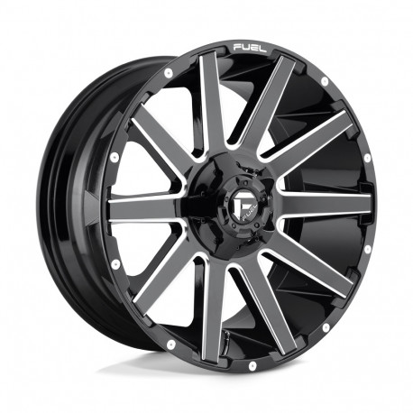 Fuel aluminum wheels Fuel D615 CONTRA wheel 20x9 6x135/6x139.7 106.1 ET20, Gloss black | races-shop.com