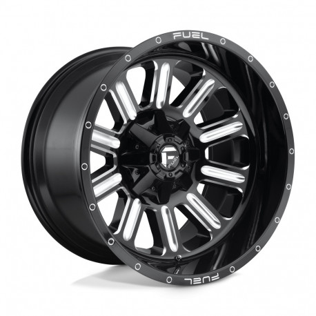 Fuel aluminum wheels Fuel D620 HARDLINE wheel 18x9 5x139.7/5x150 110.1 ET1, Gloss black | races-shop.com