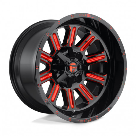 Fuel aluminum wheels Fuel D621 HARDLINE wheel 22x12 6x135/6x139.7 106.1 ET-45, Gloss black | races-shop.com