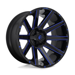 Fuel D644 CONTRA wheel 24x14 8x180 124.2 ET-75, Gloss black