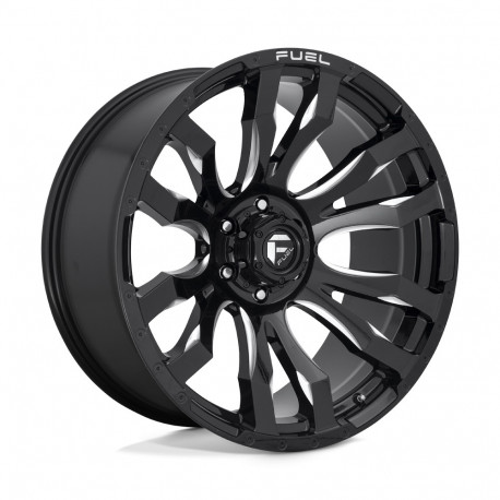 Fuel aluminum wheels Fuel D673 BLITZ wheel 20x8.25 8x165.1 117 ET-221, Gloss black | races-shop.com